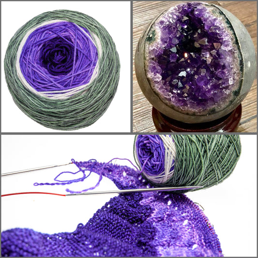 Amethyst Geode (Yorkshire Yarn Fest Special)